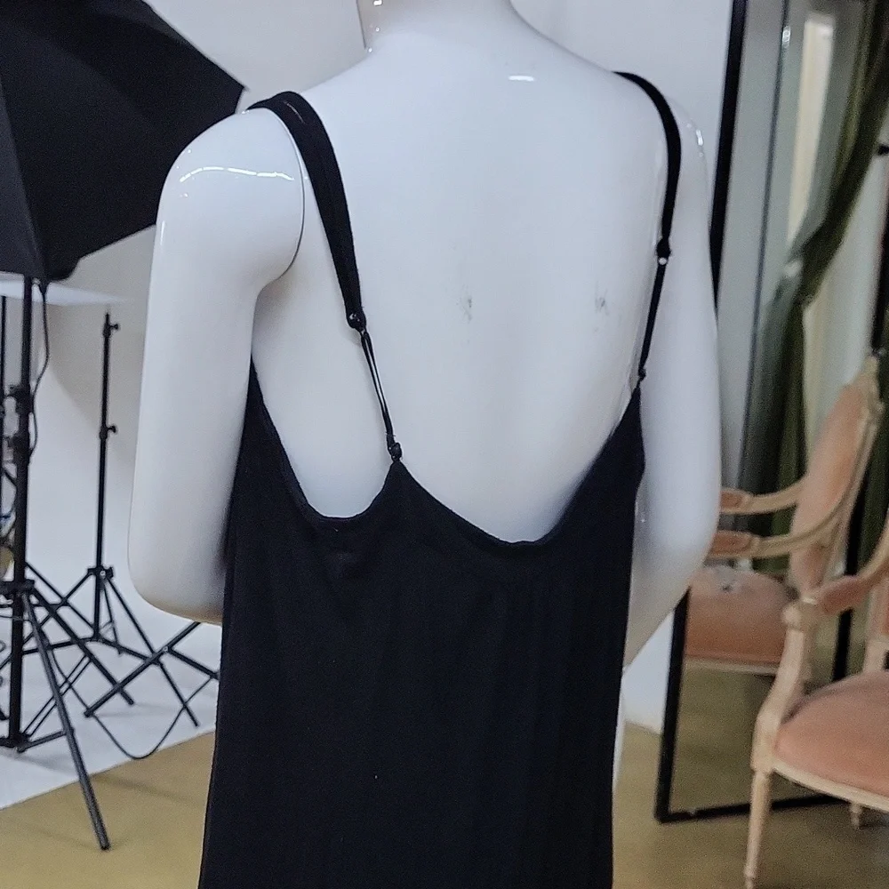 Alexandra Bartlett Black Spaghetti Strap Maxi Dress - Picture 4 of 9